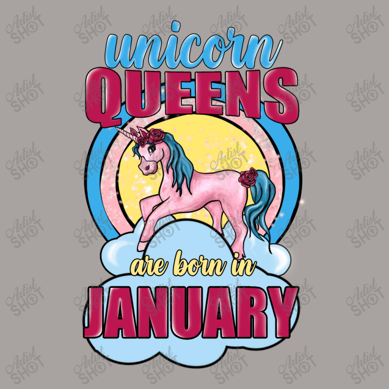 Unicorn Queens Are Born In January Racerback Tank | Artistshot