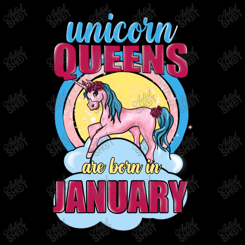 Unicorn Queens Are Born In January Cropped Sweater | Artistshot