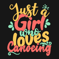 Just A Girl Who Love T  Shirt Just A Girl Who Loves Canoeing Gift Prod Medium-length Apron | Artistshot