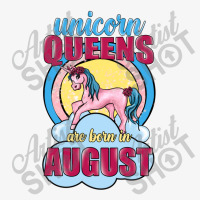 Unicorn Queens Are Born In August Ladies Fitted T-shirt | Artistshot