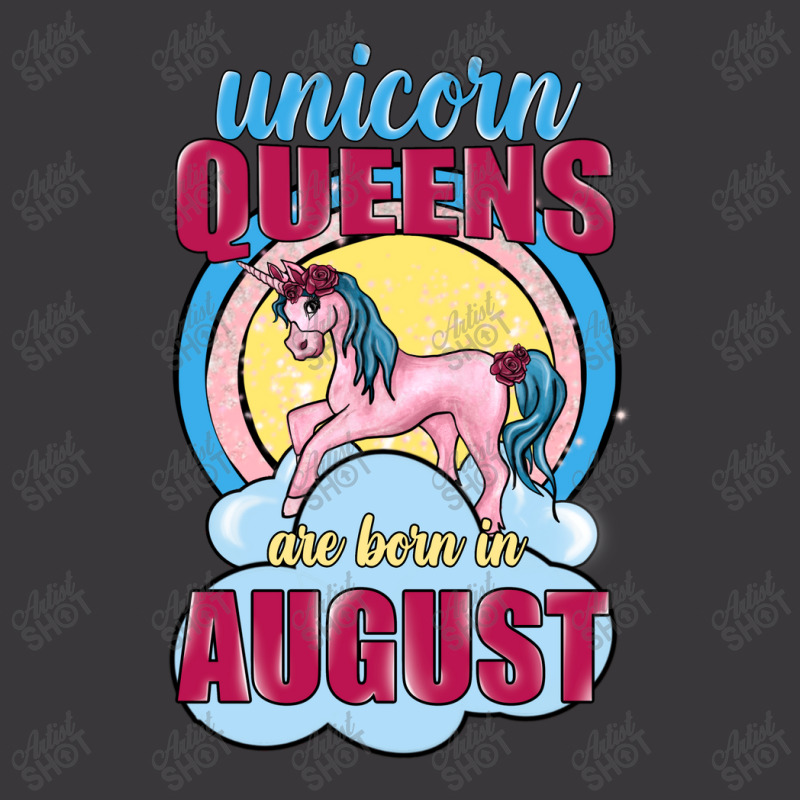 Unicorn Queens Are Born In August Ladies Curvy T-shirt | Artistshot