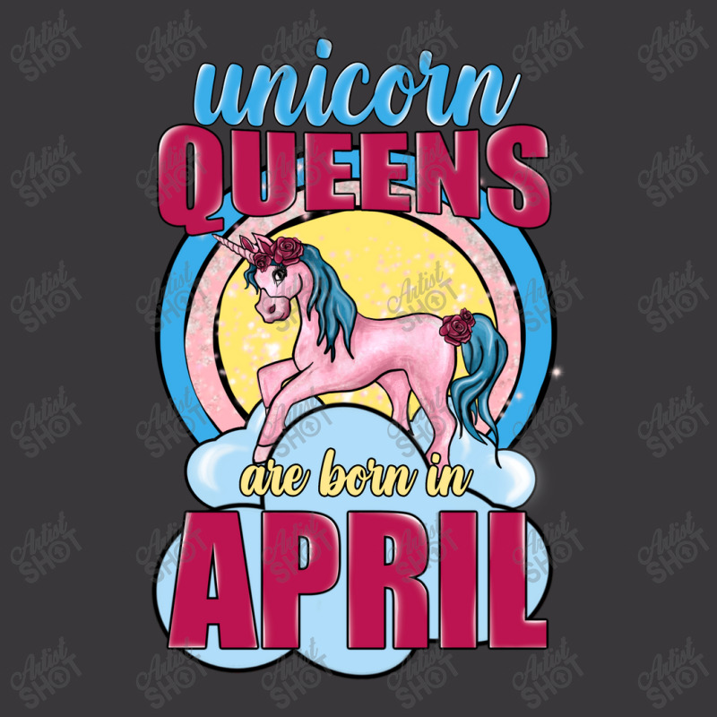 Unicorn Queens Are Born In April Ladies Curvy T-shirt | Artistshot