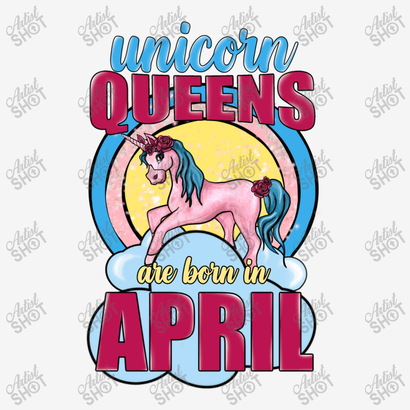 Unicorn Queens Are Born In April Ladies Polo Shirt | Artistshot