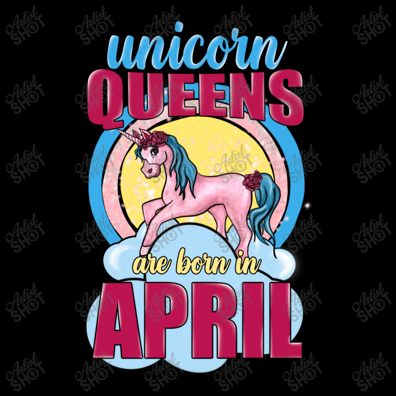 Unicorn Queens Are Born In April Cropped Sweater | Artistshot