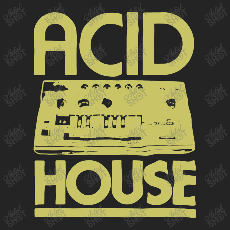 #acidhouse Bass #synth #iconichouse Music #synthesiser Dj #unofficial 3/4 Sleeve Shirt | Artistshot