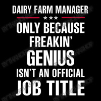 Gift For Freakin' Genius Dairy Farm Manager Pocket T-shirt | Artistshot