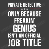 Gift For Freakin' Genius Private Detective Men's Polo Shirt | Artistshot