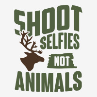 Shoot Selfies Not Animals Funny Pin-back Button | Artistshot