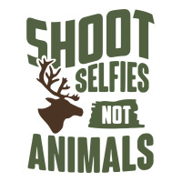 Shoot Selfies Not Animals Funny Sticker | Artistshot