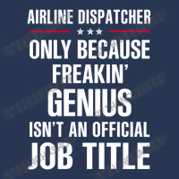 Gift For Freakin' Genius Airline Dispatcher Men Denim Jacket | Artistshot