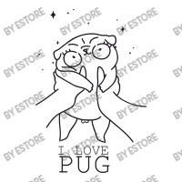 I Love Pug Maternity Scoop Neck T-shirt | Artistshot