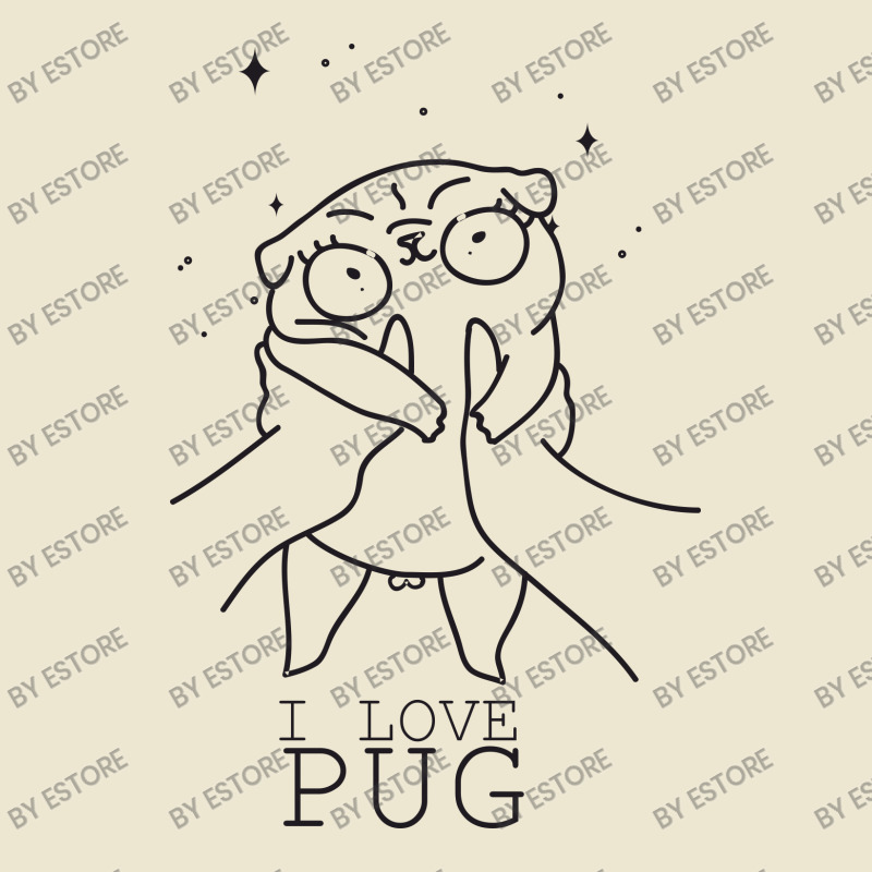 I Love Pug Cropped Hoodie | Artistshot