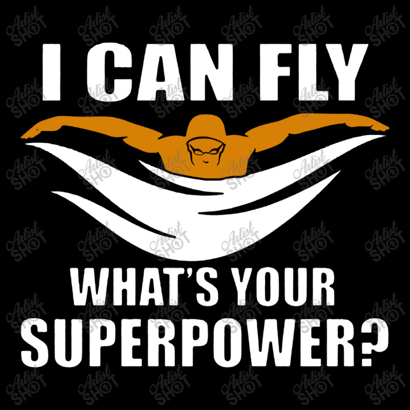 I Can Fly Whats Your Superpower Swimming V-neck Tee | Artistshot