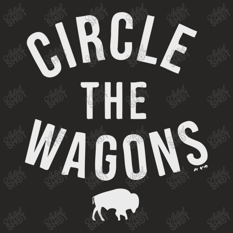 Circle The Wagons Ladies Fitted T-Shirt by ThedistantT | Artistshot