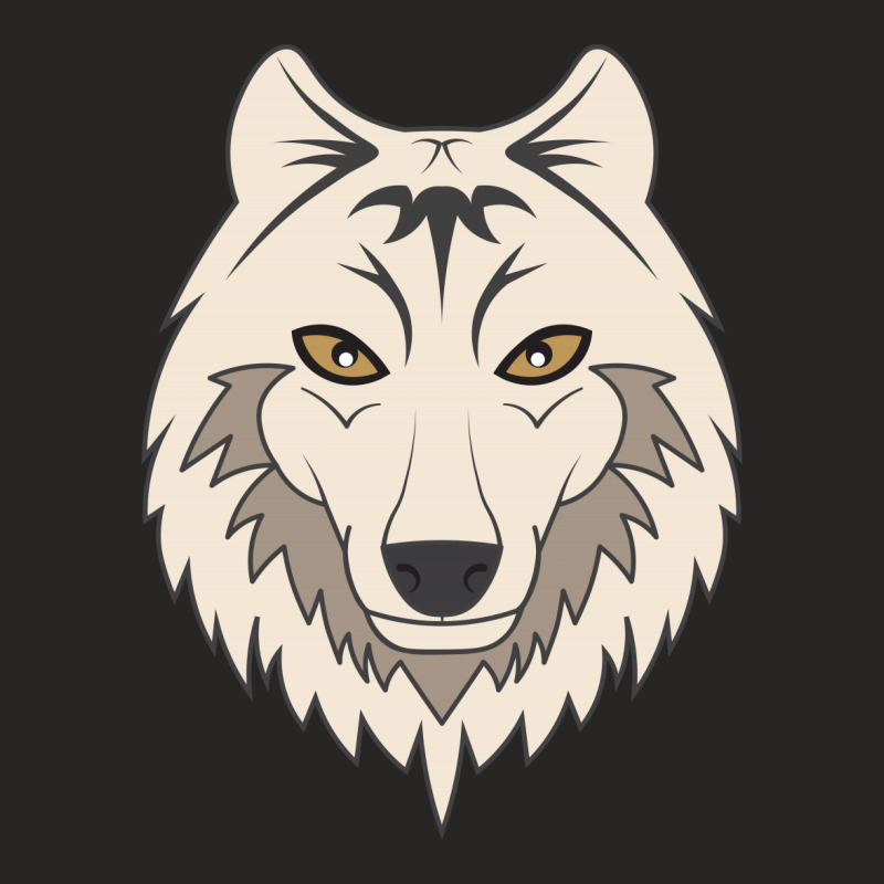 White Wolf Ladies Fitted T-Shirt by EmarDesign | Artistshot