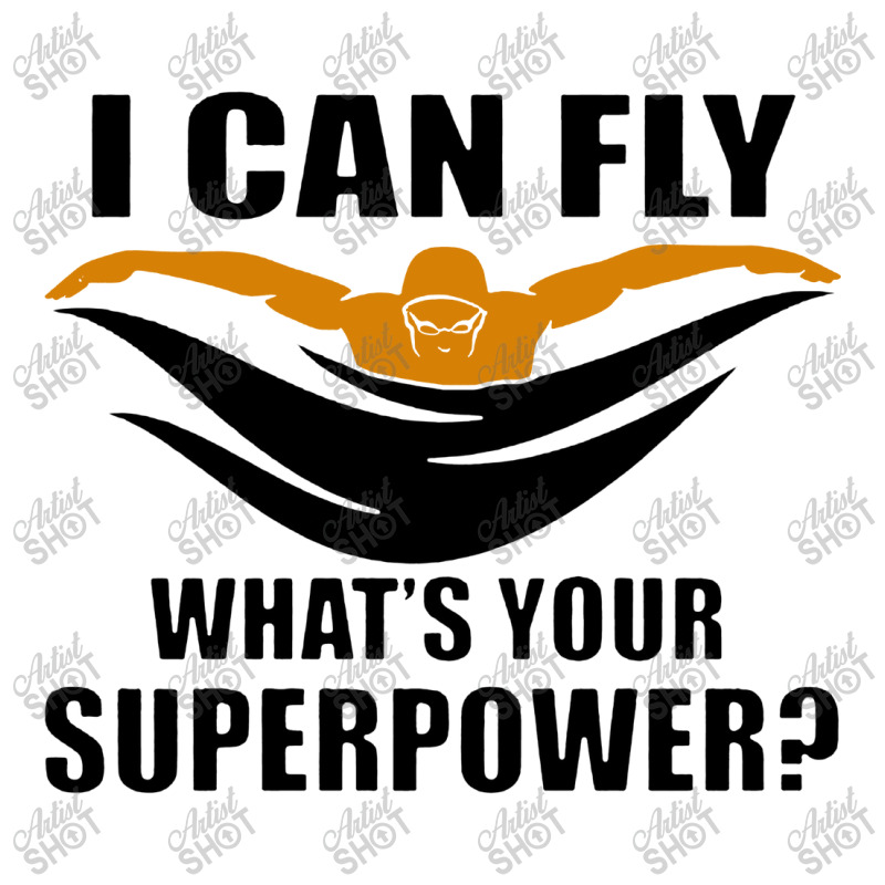 I Can Fly Whats Your Superpower Swimming Sticker | Artistshot