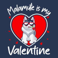 Alaskan Malamute Is My Valentine T  Shirt Alaskan Malamute Is My Valen Men Denim Jacket | Artistshot