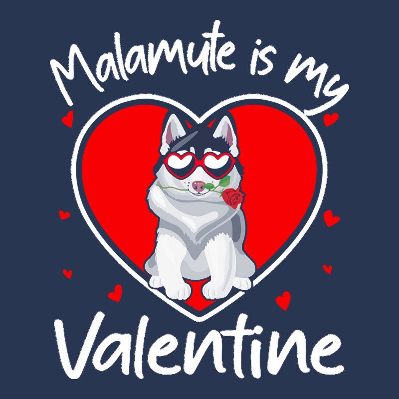 Alaskan Malamute Is My Valentine T  Shirt Alaskan Malamute Is My Valen Men Denim Jacket | Artistshot