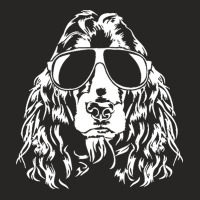 Cocker Spaniel Mom Gift T  Shirt Funny Cocker Spaniel Sunglasses Cool Ladies Fitted T-shirt | Artistshot