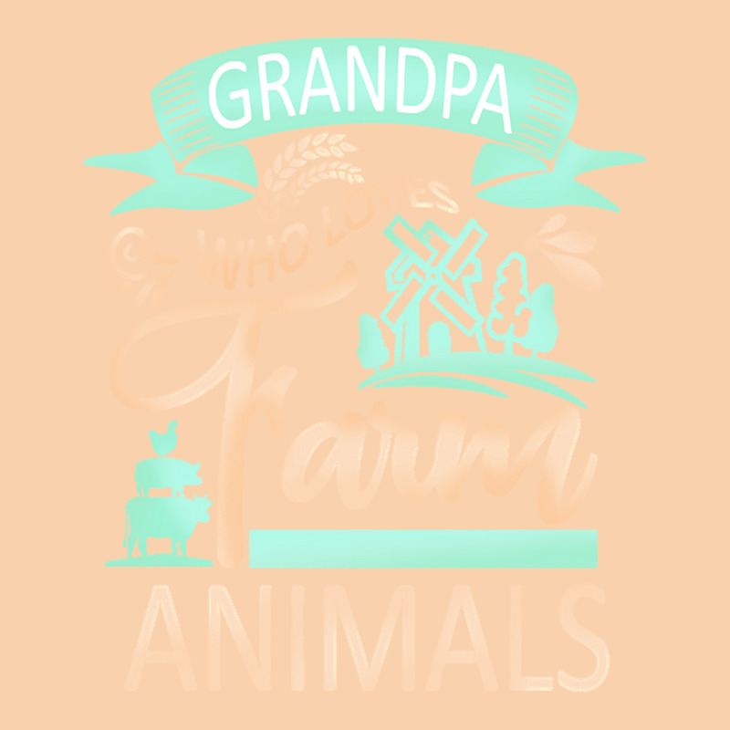 Farm Animals T  Shirt Grandpa Who Loves Farm Animals  Cow Pig Goat Lov Cropped Hoodie by umurray372 | Artistshot