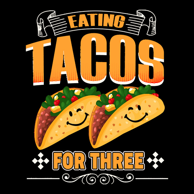 Funny Cinco De Mayo T  Shirt Eating Tacos For Three Pregnancy Twins Ci Pocket T-shirt | Artistshot