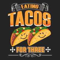 Funny Cinco De Mayo T  Shirt Eating Tacos For Three Pregnancy Twins Ci Unisex Hoodie | Artistshot