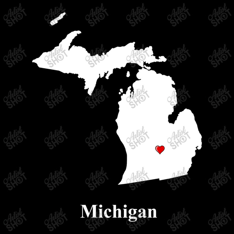 Michigan Love Map Toddler Sweatshirt | Artistshot