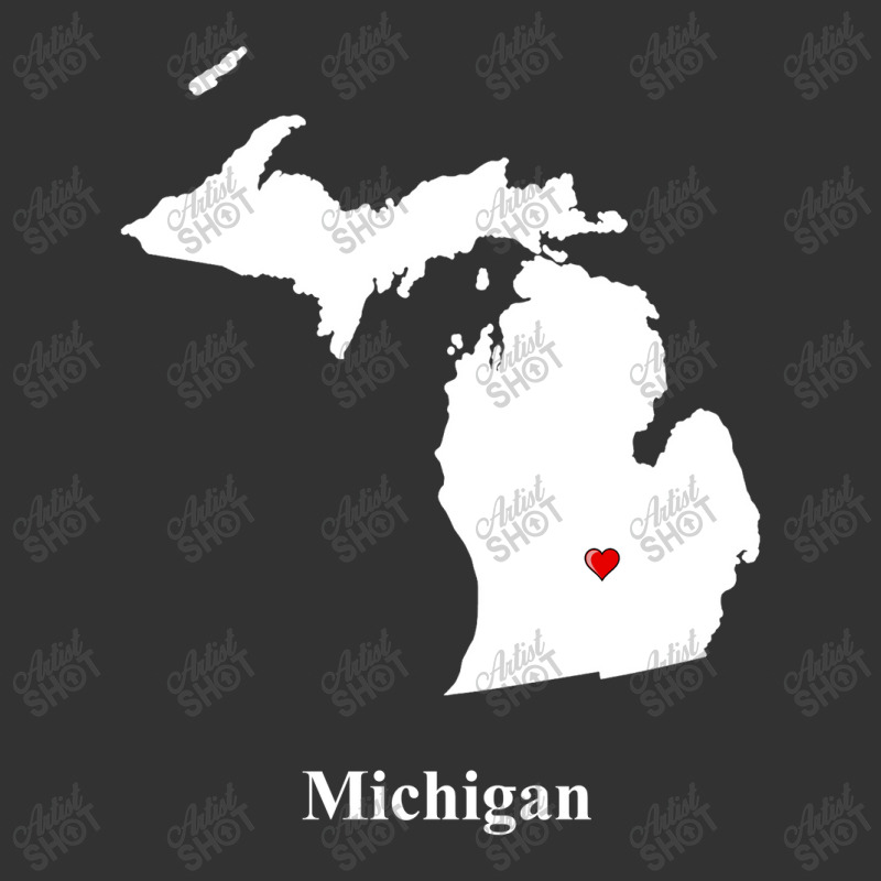 Michigan Love Map Baby Bodysuit | Artistshot