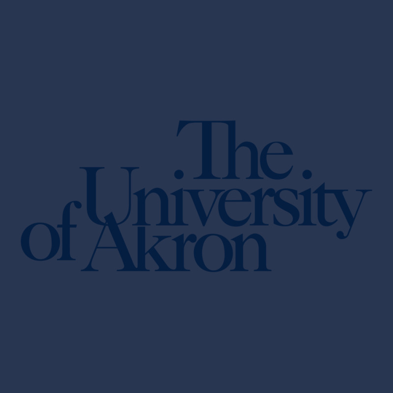 The University Of Akron Men Denim Jacket by Alex christin | Artistshot