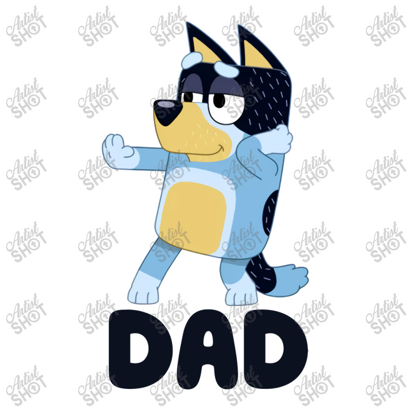 Custom Bluey Dad Sticker By Pkurniawan598 - Artistshot