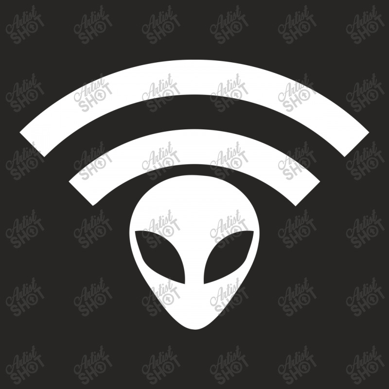 Alien Share Wifi Ladies Fitted T-Shirt by warief77 | Artistshot