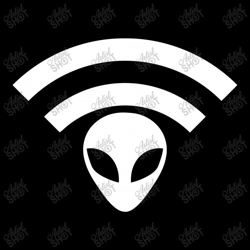 Alien Share Wifi Cropped Hoodie by warief77 | Artistshot