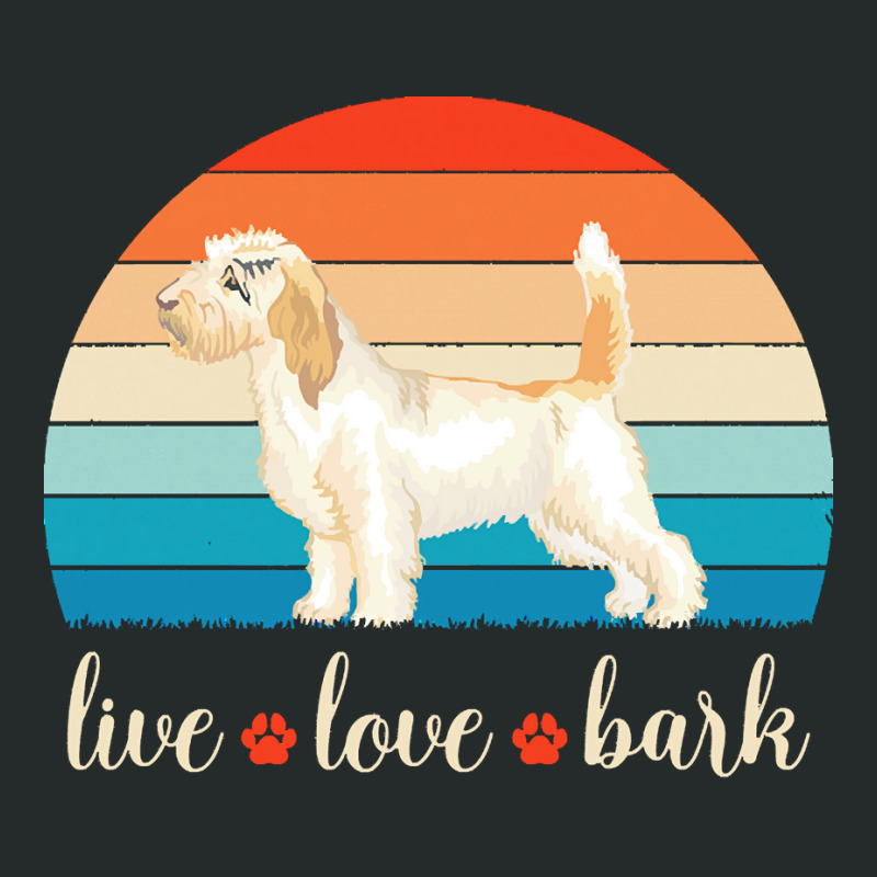 Petit Basset Griffon Vendeen T  Shirt Live Love Bark Petit Basset Grif Women's Triblend Scoop T-shirt by kanekoelpin141 | Artistshot