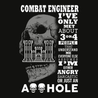 Combat Engineer Shirt I've Only Met About 3 Or 4 People Scorecard Crop Tee | Artistshot