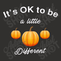 Pumpkin It's Ok To Be A Little Different Champion Hoodie | Artistshot