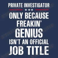 Gift For Freakin' Genius Private Investigator Men Denim Jacket | Artistshot