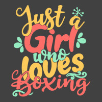 Just A Girl T  Shirt Just A Girl Who Loves Boxing Gift Product T  Shir Vintage T-shirt | Artistshot