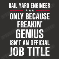 Gift For Freakin' Genius Rail Yard Engineer Champion Hoodie | Artistshot