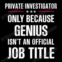 Gift For Genius Private Investigator Youth Jogger | Artistshot