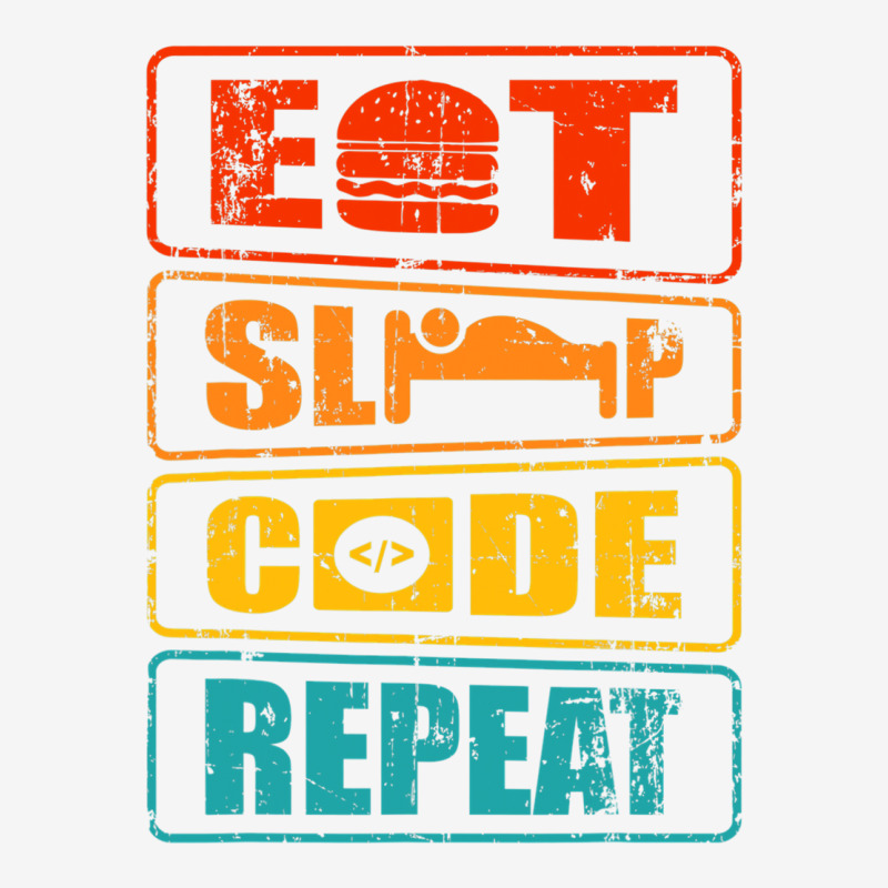 Eat Sleep Code Repeat Computer Science Programmer Gift T Shirt Adjustable Cap | Artistshot