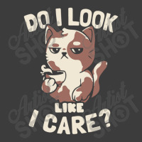 Do I Look Like I Care   Lazy Cute Coffee Cat Gift Men's Polo Shirt | Artistshot