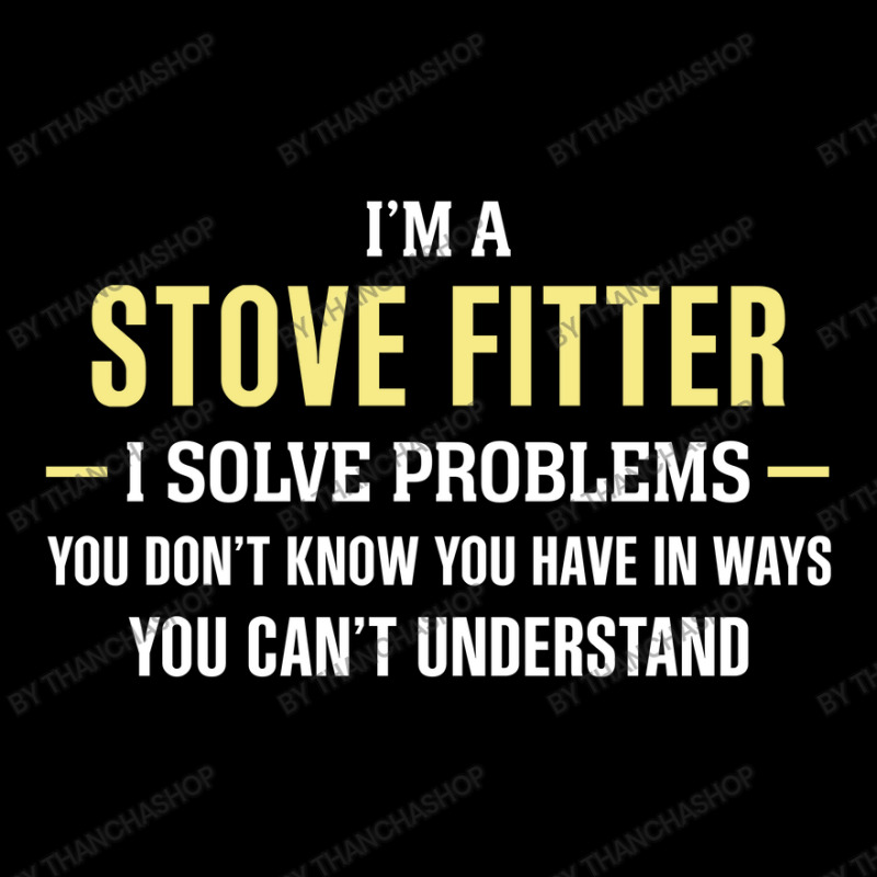 Stove Fitter I Solve Problems Funny Gift Cropped Hoodie by thanchashop | Artistshot