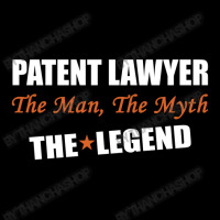 Patent Lawyer The Man, The Myth The Legend Cropped Hoodie | Artistshot