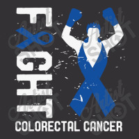 Fight Colorectal Cancer Colon Cancer Awareness Survivor Walk Vintage Hoodie | Artistshot