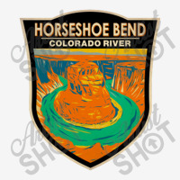 Horseshoe Bend Colorado River Badge Adjustable Cap | Artistshot