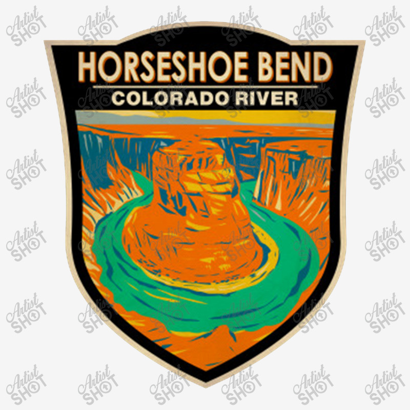 Horseshoe Bend Colorado River Badge Adjustable Cap by ThedistantT | Artistshot