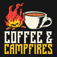 Campfire T  Shirt Coffee And Campfires T  Shirt Medium-length Apron | Artistshot