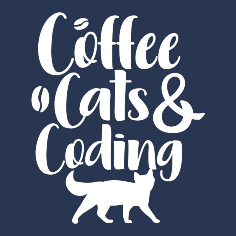 Coffee Cats And Coding Men Denim Jacket | Artistshot