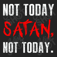 Not Today Satan Not Today 3/4 Sleeve Shirt | Artistshot