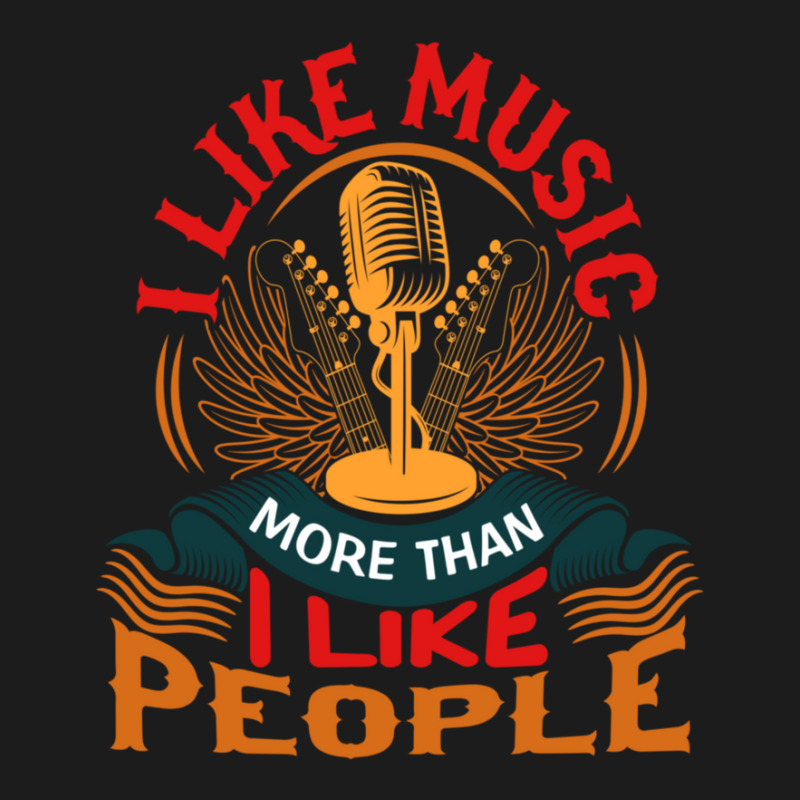 I Like Music More Than I Like People Hoodie & Jogger Set | Artistshot